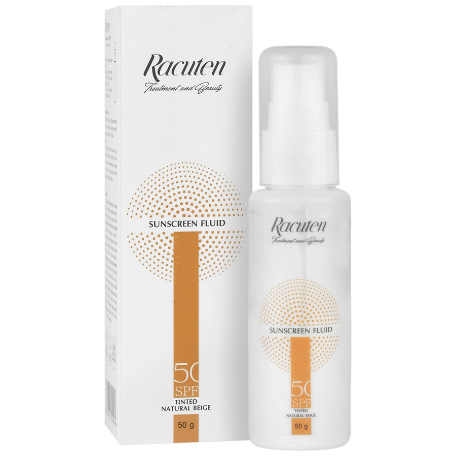فلوئید ضد آفتاب SPF50 راکوتن  بژ طبیعی