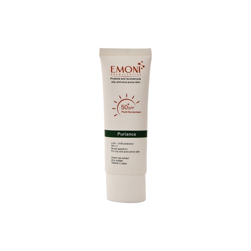 کرم ضد آفتاب فلوئید پیورینس SPF50  امونی - بی رنگ