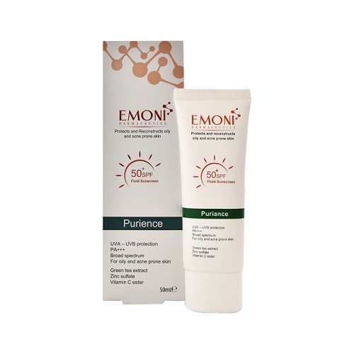 کرم ضد آفتاب فلوئید پیورینس SPF50  امونی - بی رنگ