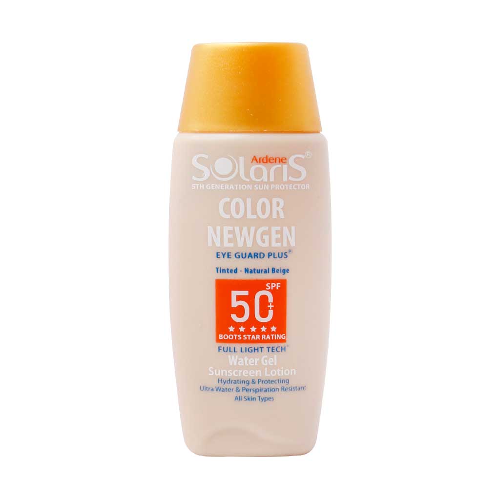 لوسیون آبی ضد آفتاب فاقد چربی SPF50 کالر نیوژن سولاریس آردن - بژ روشن