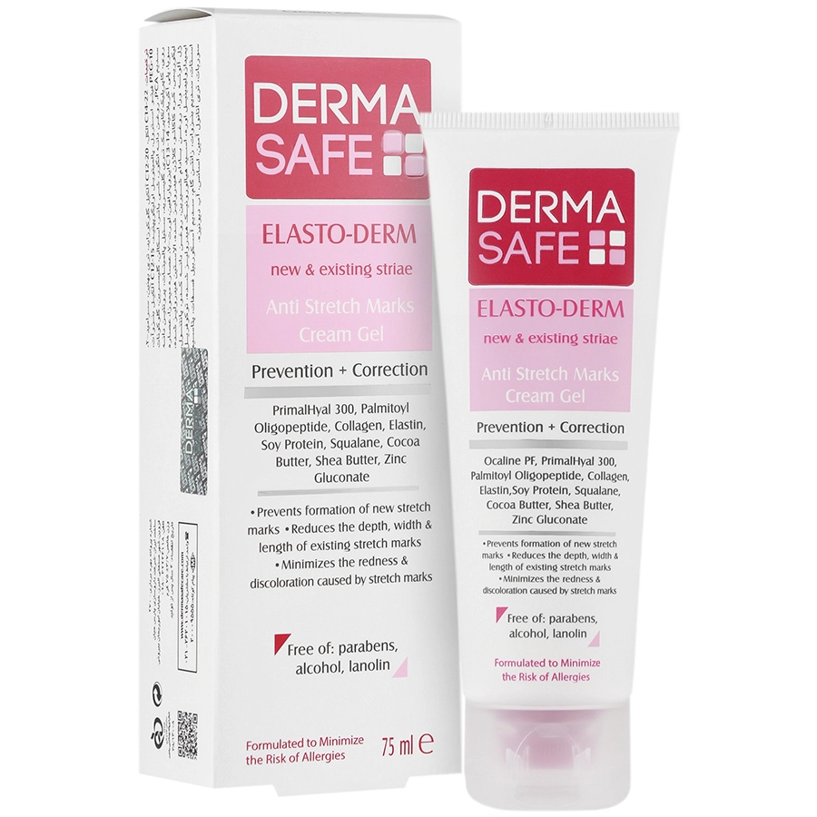 کرم ژل ضد ترک بدن الاستودرم درماسیف