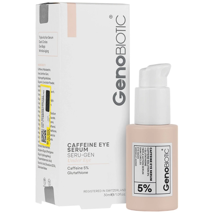 سرم دور چشم کافئین سرو ژن ژنوبایوتیک