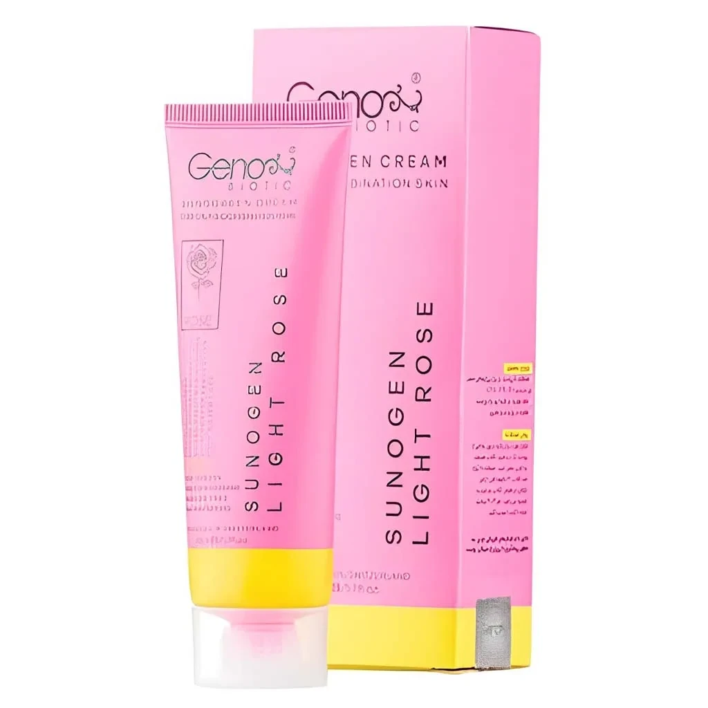 کرم ضد آفتاب لایت رز SPF50 پوست چرب و مختلط ژنوبایوتیک
