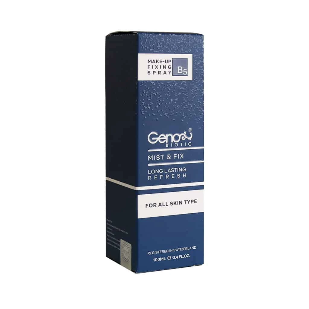 اسپری رطوبت رسان و تثبیت کننده آرایش ژنوبایوتیک 100 میلی لیتر