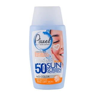 کرم ضد آفتاب SPF50 پوست خشک50 میلی لیتر پیکسل - بی رنگ