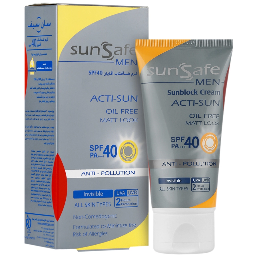 کرم ضد آفتاب SPF40 آقایان سان سیف