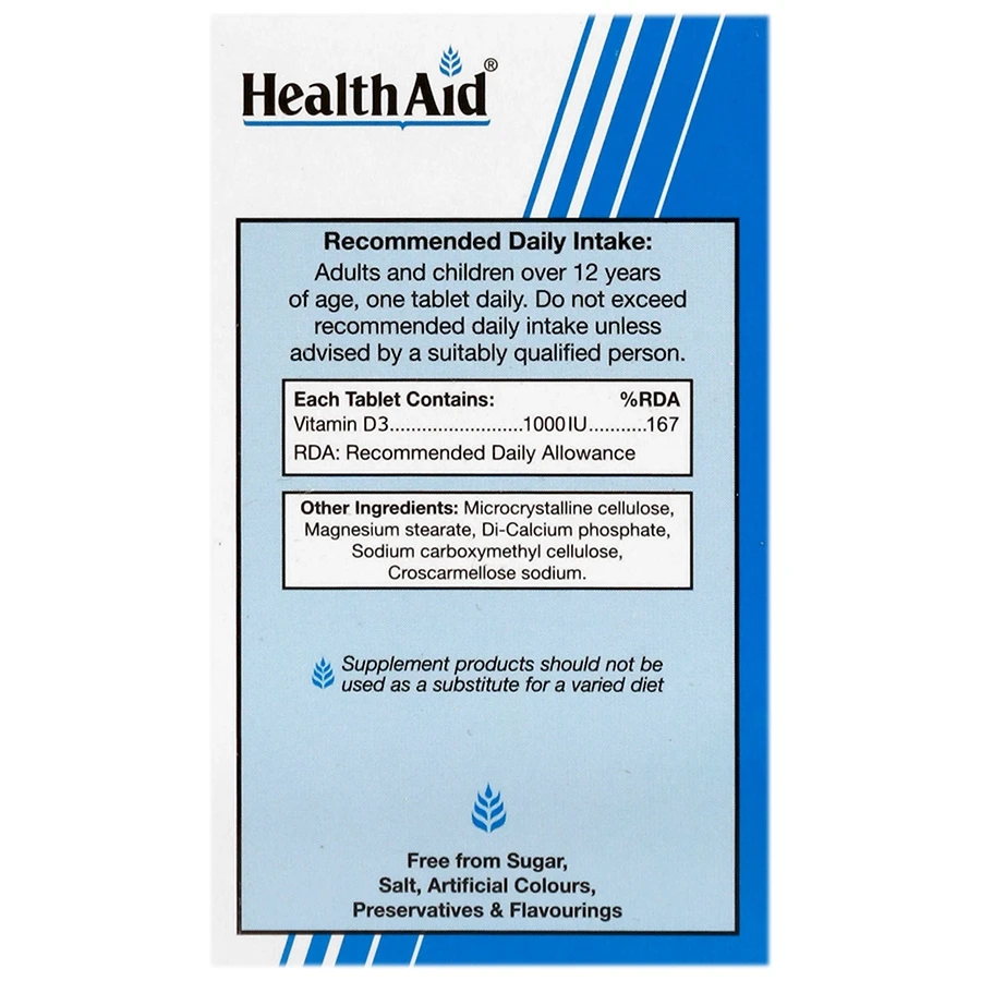 ویتامین د3 هلث اید 1000 واحد - ۳۰ عددی