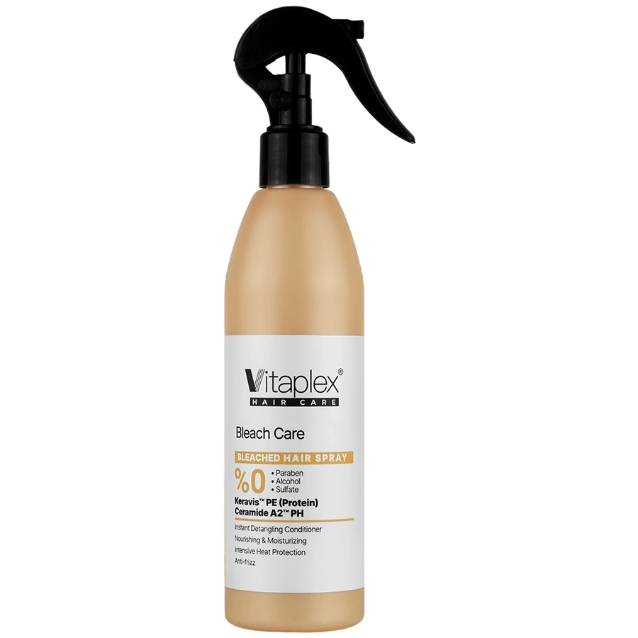 اسپری ترمیم کننده و نرم کننده موهای دکلره و آسیب دیده ویتاپلکس