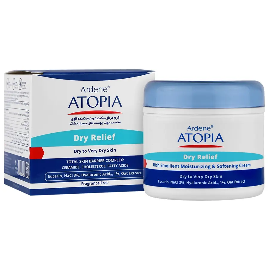 کرم مرطوب کننده و نرم کننده قوی درای ریلیف آردن آتوپیا
