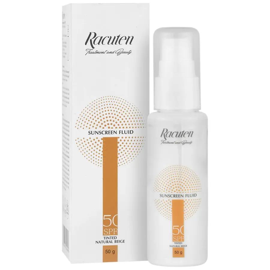 فلوئید ضد آفتاب SPF50 راکوتن  بژ طبیعی
