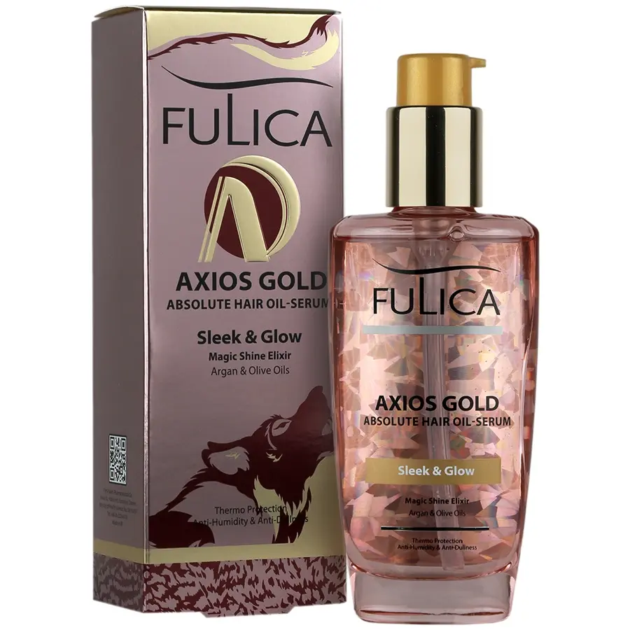 سرم روغنی براق کننده مو اکسیوز گلد فولیکا