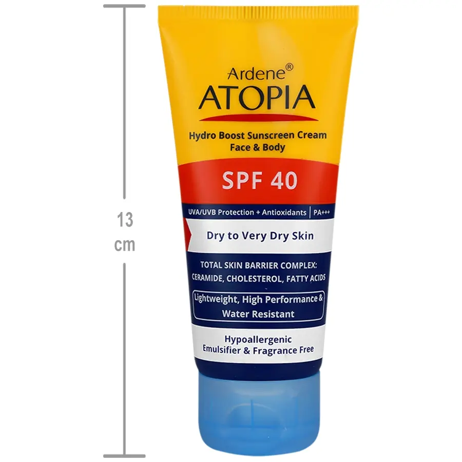 کرم ضد آفتاب رطوبت رسان آتوپیا SPF40