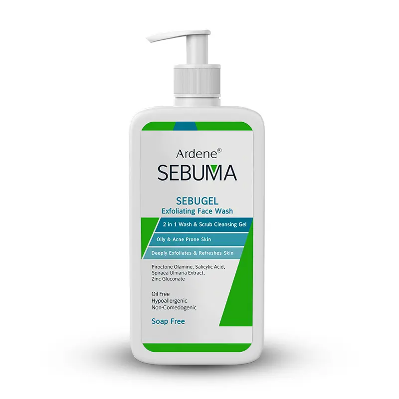 ژل شوینده و ساینده صورت سبوژل آردن سبوما