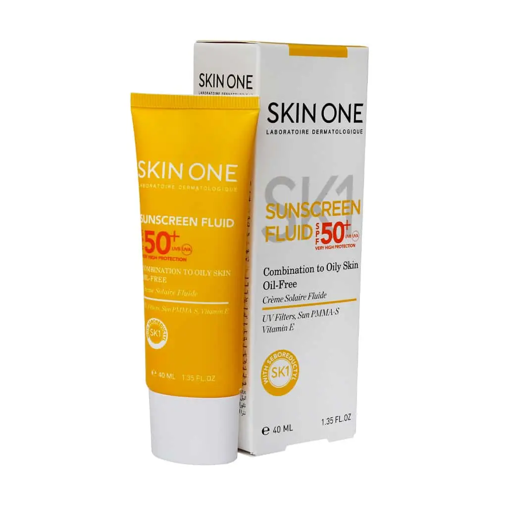 فلویید ضد آفتاب SPF50 پوست چرب اسکین وان