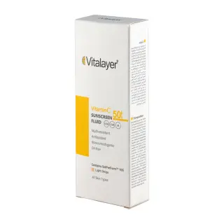 فلوئید ضد آفتاب ویتامین سی SPF50 - بی رنگ