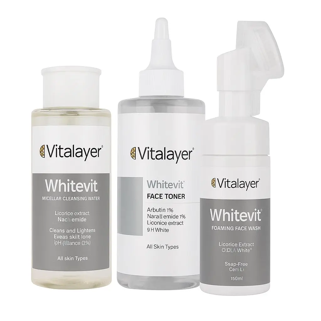 پکیج فوم شستشو، میسلار واتر و تونر وایت ویت