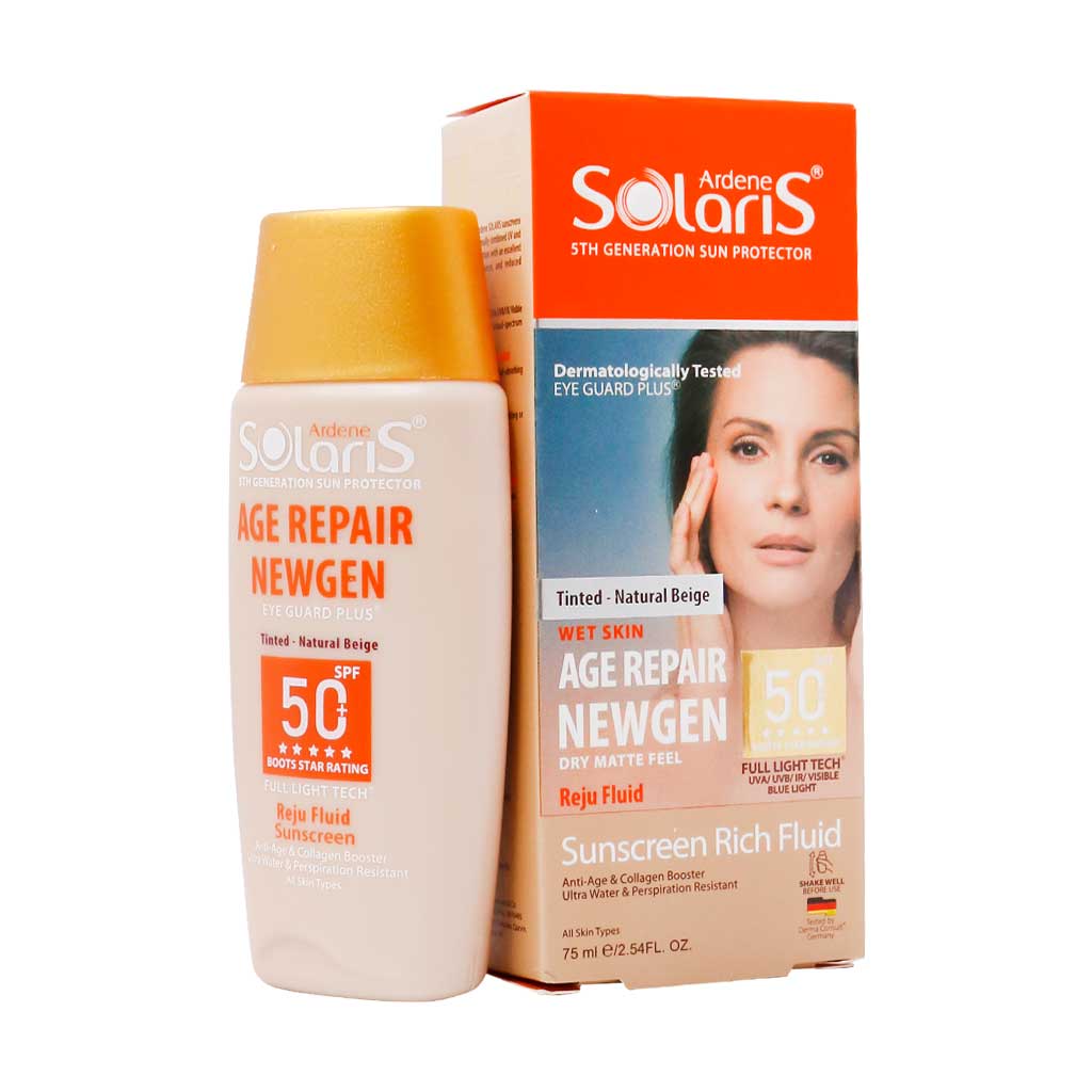 فلوئید ضد افتاب ایج ریپیر نیوژنSPF50 -بژ طبیعی