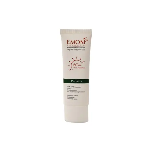 کرم ضد آفتاب فلوئید پیورینس SPF50 امونی - بی رنگ