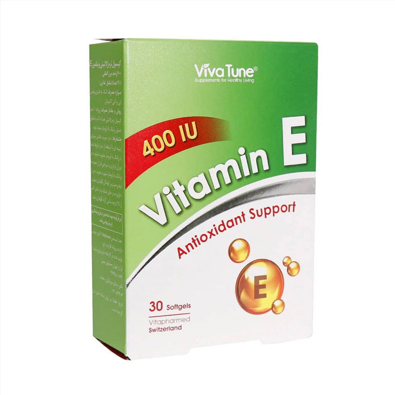 کپسول نرم ژلاتینی ویتامین E 400 واحد ویواتیون 30 عدد - تصویر 3
